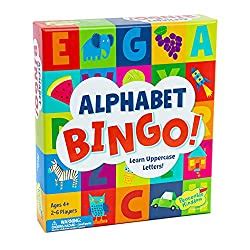 Amazon.com: Peaceable Kingdom Alphabet Bingo! Letter .